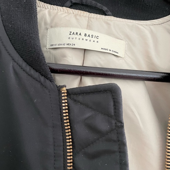 Zara Basic bomber jacket - Picture 3 of 5
